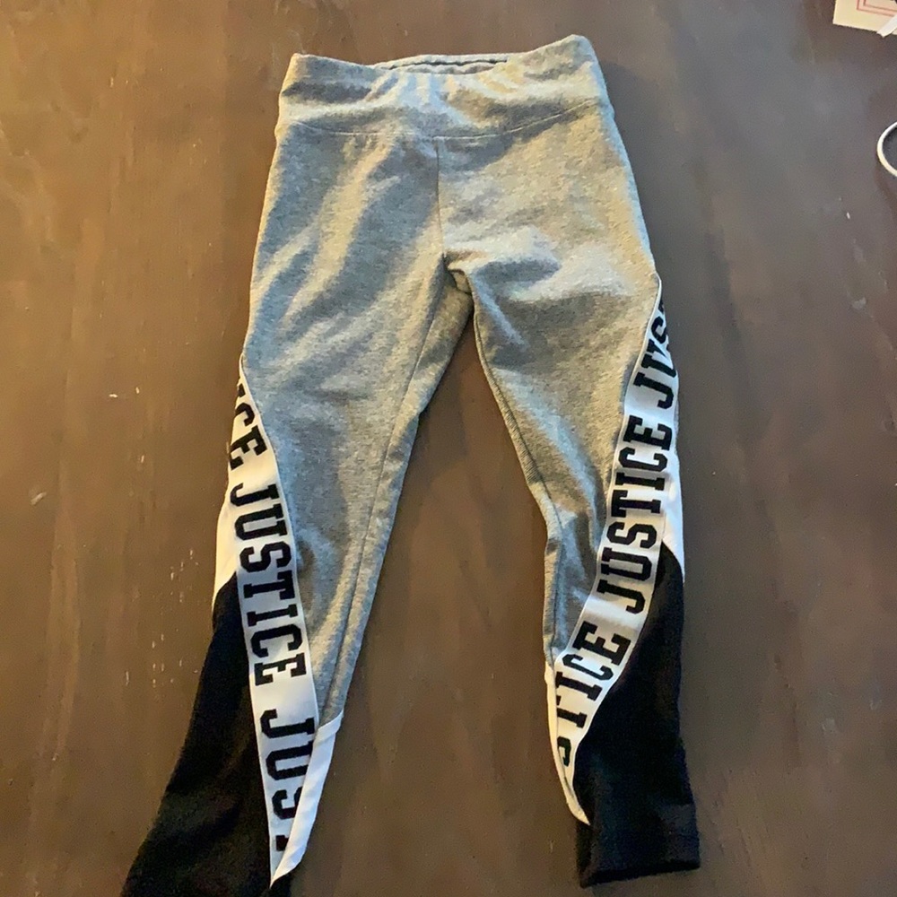 KIDS 2for8 DEAL Justice size 7 active leggings